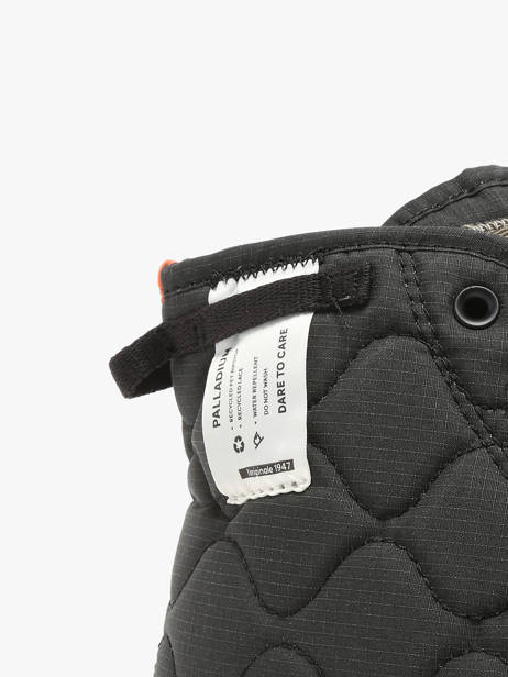 Enkellaarzen Pampa Re-quilted Palladium Zwart men 74386008 ander zicht 2